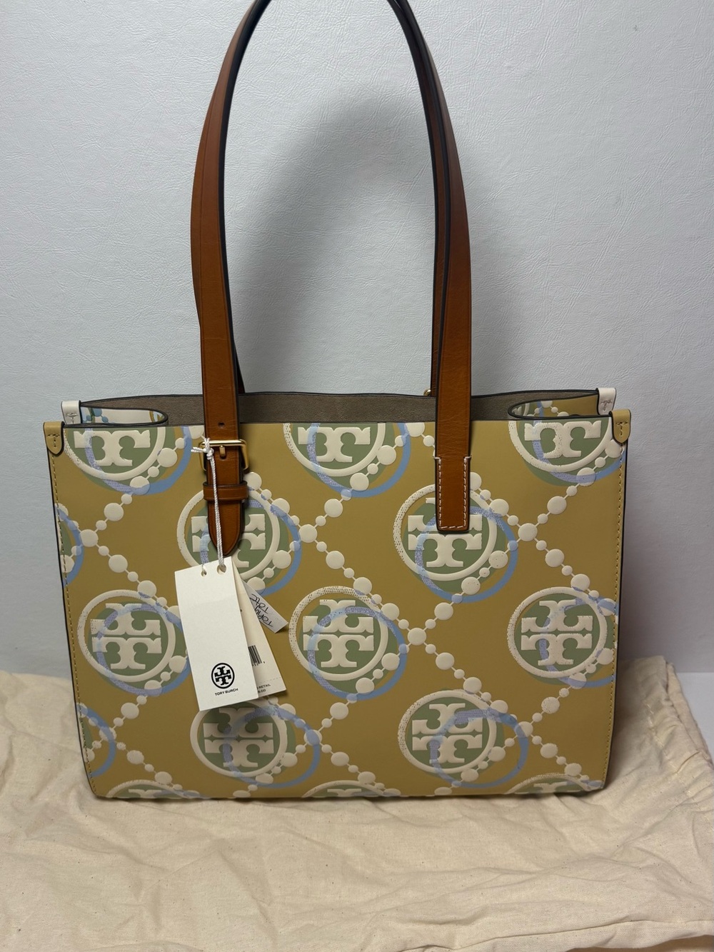 Tory Burch T monogram embossed Tote - Picture 5 of 6